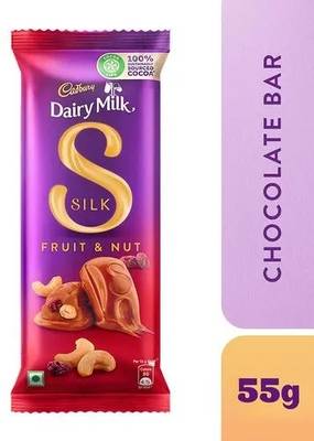 Cadbury Dairy Milk silk Fruit and Nut chocolate Bars