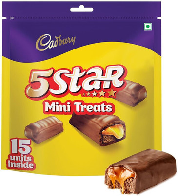 Cadbury 5 Star MINI Treats CONFECTIONERY CHOCOLATE Bars(151 g)