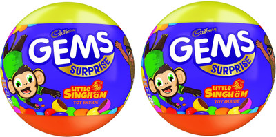 Cadbury Gems Surprise Chocolate Fudges(2 x 15.8 g)