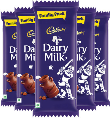Cadbury Dairy Milk Family Cricket Pack Chocolate Bars(5 x 112 g)