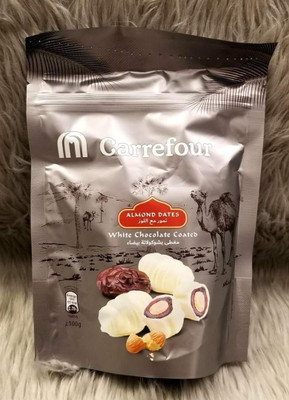 Carrefour Almond Dates Coated with White Chocolate Bites(100 g) Lowest ...