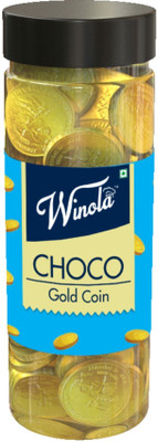 Winola Milk Choco Coin 175g Jar Bites(175 g)
