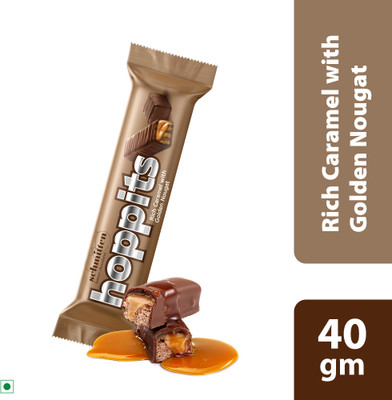 Hoppits Rich Caramel With Golden Nougat Caramels, Bars(4 x 40 g)