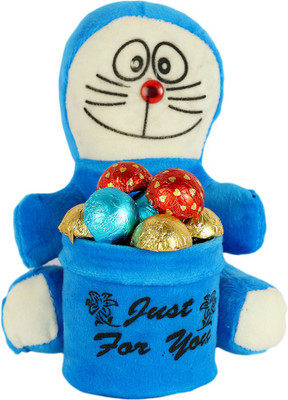 Choco charms CUTE 2 IN 1 DORAEMON WITH PEN STAND I CHOCOLATE GIFT Bars Bars(90 g)