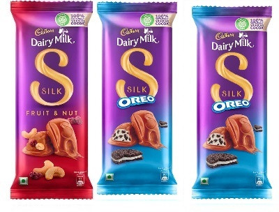 Cadbury Fruit And Nut Chocolate & Silk Oreo Chocolate Bars(3 x 59.33 g)