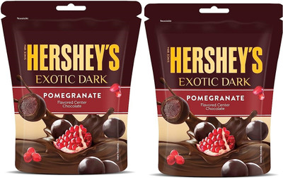 HERSHEY'S Exotic Dark Pomegranate Bars(2 x 33.3 g)