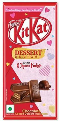 NESTLE Kitkat Valentine (Card Inside) Dessert Delight Rich Chocolate Fudge Bars
