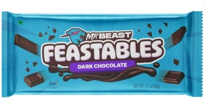 Mr Beast Feastables Dark Chocolate Smoothness Delicious Texture Bars(60 g)