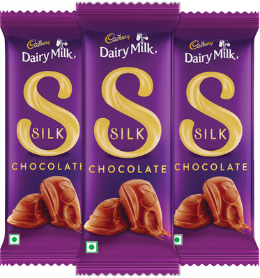 Cadbury Dairy Milk Silk, Chocolate Bars(3 x 150 g)