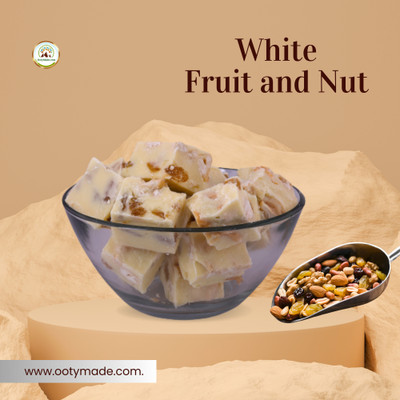 Ooty Made.Com White Fruit And Nut Chocolates For You and Your Loved Ones Bars(1 kg)