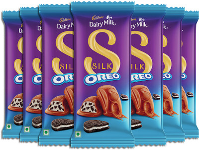Cadbury Dairy Milk Silk Oreo Valentine's Gift Pack Chocolate Bars(7 x 60 g)