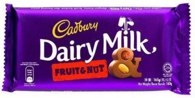 Cadbury Dairy Milk Classic Fruit & Nut Milk Chocolate Delicious Birthday Gift Bars(2 x 160 g)