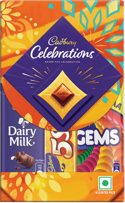 Cadbury Celebrations Assorted Chocolate Gift Pack Bars(51.2 g)