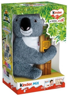 Kinder Mix Natoons Offering Little Ones a Gift Combines a Sweet Treat With a Cuddly Toy Bars(5 x 28.8 g)