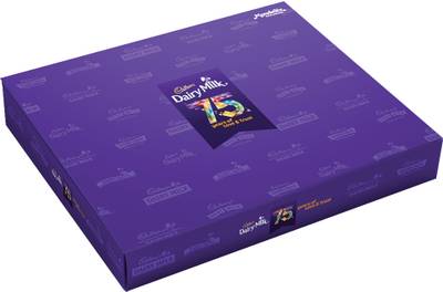 Cadbury Dairy Milk 75 Years Celebrations Chocolate Gift Box Bars