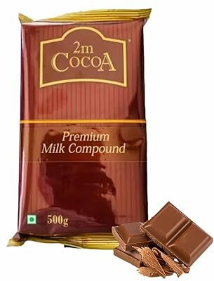 KONFIZ 2M Milk Chocolate Compound Slab Bars(500 g)