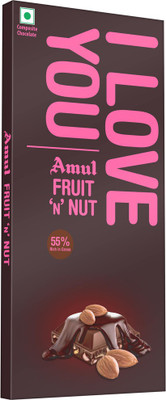 Amul I LOVE YOU - Fruit and Nut Chocolate Bars(150 g)