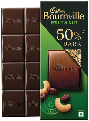 Cadbury Bournville Fruit & Nut 50 Dark Chocolate Bar Bars(75.3 g)