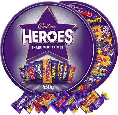 Cadbury Heroes Share Good Times (IMPORTED FROM USA) Fudges(550 g)