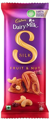 Cadbury Dairy Milk Silk Fruit and Nut Chocolate Bar Bars(137 g)