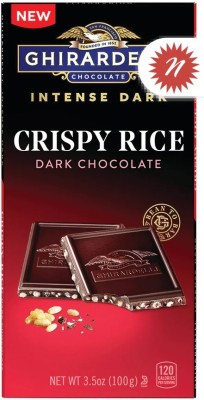 Ghirardelli Chocolate Intense Dark Crispy Rice Dark Chocolate Bars(100 g)