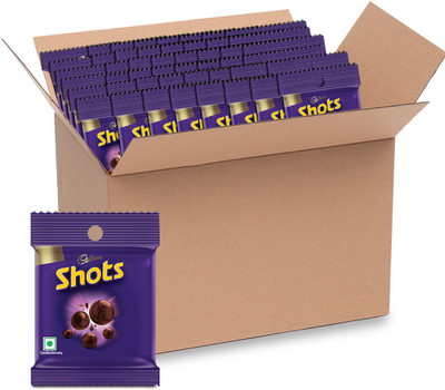 Cadbury Dairy Milk Shots Chocolate Balls, 8 g Truffles(56 x 8 g)