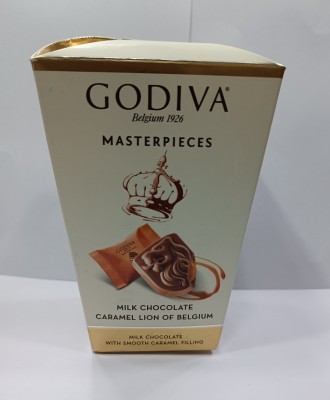 Godiva Masterpiece Milk Chocolate Hazelnut Oyster Chocolate Box Bites(117 g)