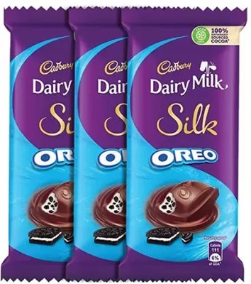 Cadbury Dairy Milk Silk Oreo SMALL Chocolate , Bars(3 x 60 g)