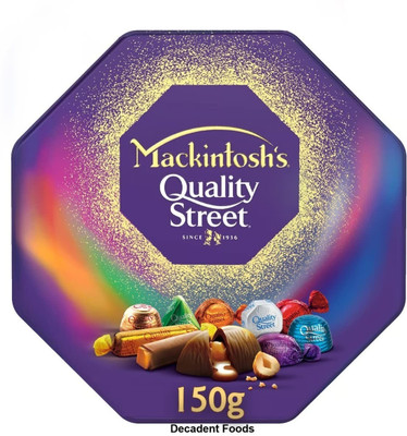 Decadent Foods Mackintosh's Quality Street Assorted Chocolates And Toffees Bars(150 g)