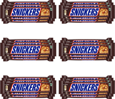 SNICKERS Peanut Filled Chocolate Bar | Loaded with Peanuts, Nougat & Caramel Bars(30 x 22 g)