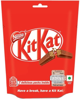 NESTLE Kitkat 2 Finger Wafer Bar, Share Bag Bars(126 g)