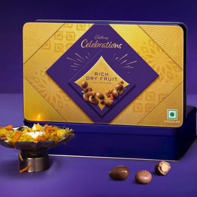 Cadbury Celebrations Rich Dry Fruit Collection Chocolate Gift pack Truffles(177 g)