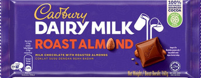 Cadbury Dairy Milk Roast Almond (Imported) Bars(165 g)