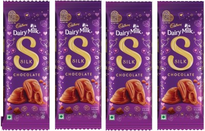 Cadbury Dairy Milk Silk Valentines Chocolate Bars(4 x 60 g)