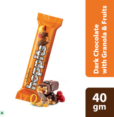 Hoppits Dark Chocolate With Granola & Fruit Bars(4 x 40 g)