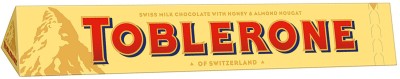 Toblerone SWISS MILK CHOCOLATE (1 x 100 gm) WITH HONEY & ALMOND NOUGAT Bars(100 g)