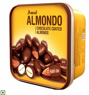 Amul Almondo choclate coated almonds Crackles(200 g)