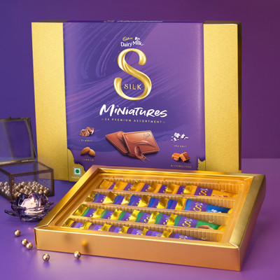Cadbury Dairy Milk Silk Dairy Milk Silk Miniatures Premium Assorted Chocolate Gift Pack Bars(240 g)