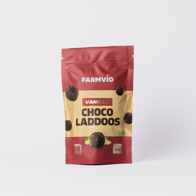 Farmvio Vanilla Choco Laddoos , No Added Sugar (100 g ) Bites(100 g)