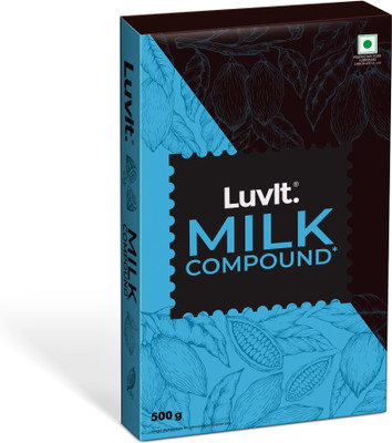 LuvIt Cocoa Crush - Milk Compound Bar | Perfect for Baking, Frosting, Chocolate Making Bars(500 g)