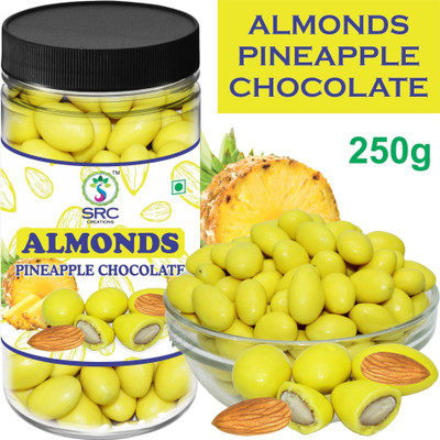 SRC Creations Almonds Pineapple Chocolate Caramels(250 g)