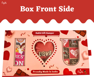 Expelite Rakhi chocolate combo hamper pack for brother sister raksha bandhan Bars(8 x 1 Units)