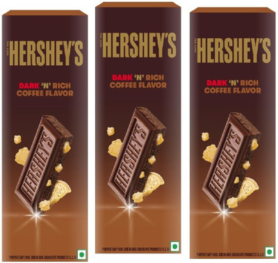 HERSHEY'S DARK N RICH COFFEE FLAVOR chocolate Bars(3 x 39 g)