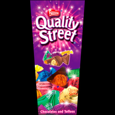 NESTLE Quality Street Assorted Milk And Dark Chocolates Toffees (IMPORTED FROM USA) Truffles, Fudges, Bites(265 g)