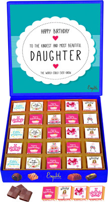 Expelite Happy birthday to my Beautiful DAUGHTER - 25 pc daughter birthday gift Bars(450 g)