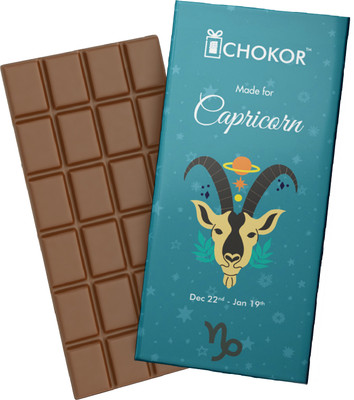 Chokor Made For Capricorn Artisanal Chocolate Gift - Milk Bars(100 g)