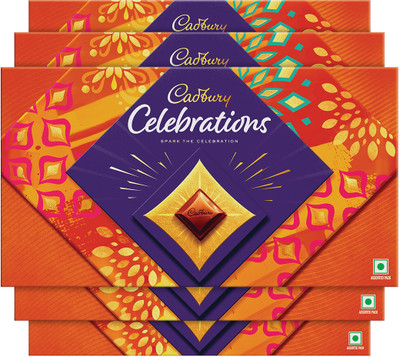 Cadbury Celebrations Assorted Chocolate Rakhi Gift Pack Bars(5 x 120.2 g)