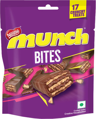 NESTLE Munch Choco Coated Crunchy Wafer Bars(147.9 g)