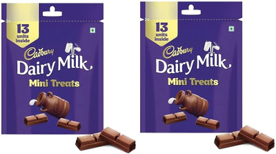 Cadbury Dairy Milk MINI Treats Chocolate Bars Bars(2 x 92 g)