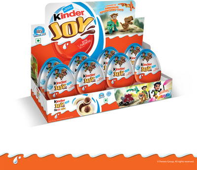 Kinder JOY Pack of 8 (Blue) Caramels(8 x 20 g)